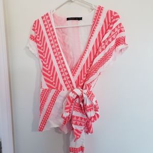 Karen Millen Embroidered boho tribal top